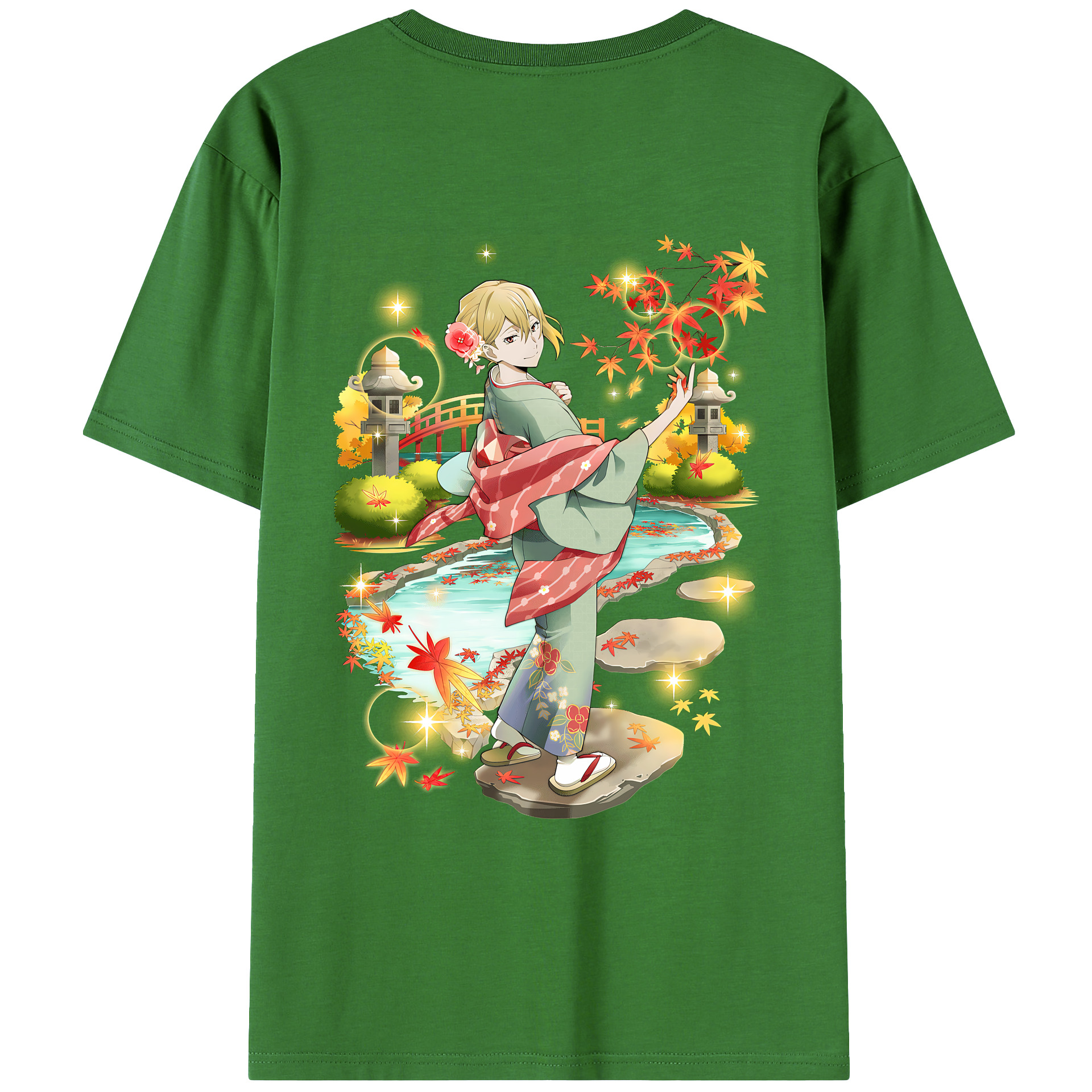 （画像用） 文豪ストレイドッグス Bungo Stray Dogs レディース半袖Tシャツ(バックプリント)